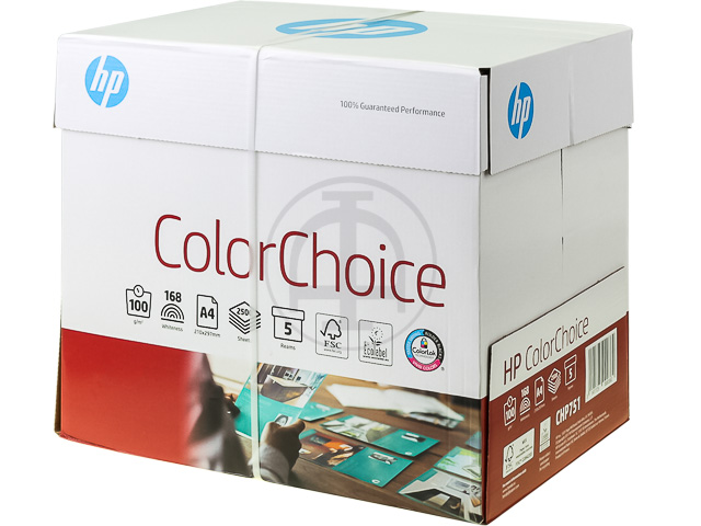 CHP751 HP Color Choice Kopierpapier A4 (210x297mm) 500Blatt weiss 100gr 1