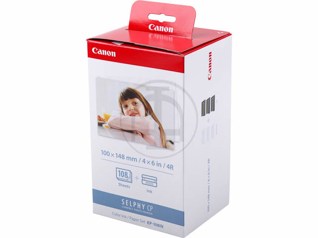 3115B001 CANON photo paper+TTR (3) 10x14,8cm 108sheet white KP108IN glossy 1