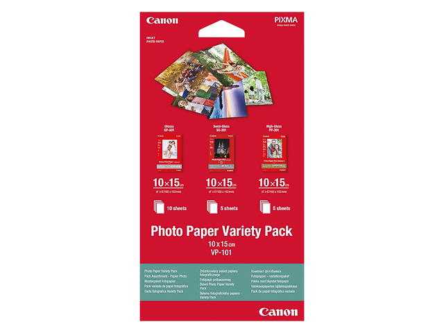 0775B078 CANON photo paper 10x15cm white Value pack VP101 1