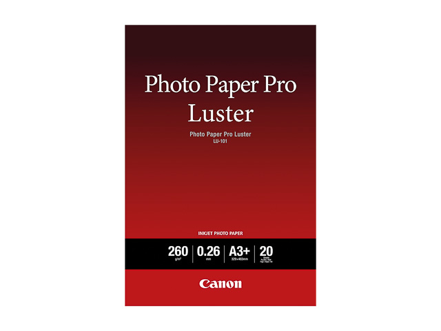 6211B008 CANON Fotopapier A3+ (330x483mm) 20Blatt weiss LU101 1