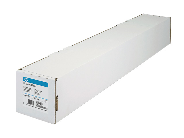 C6019B HP plotter paper 24" (610mm) 45 metre white 90gr coated 1