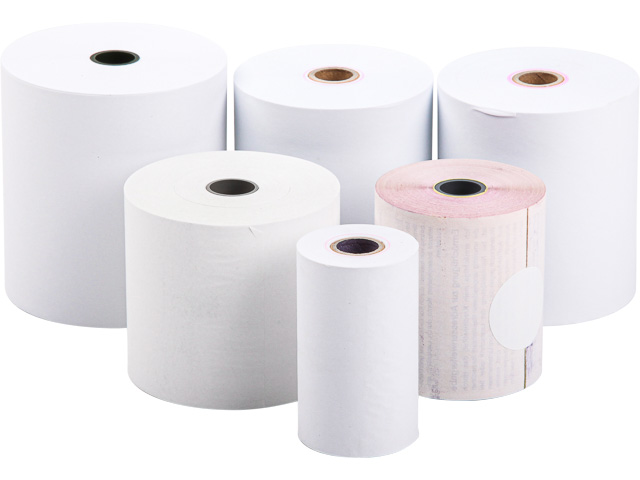 THERMAL ROLL 57x35x12mm WHITE BPA-FREE length approximately 14m 1