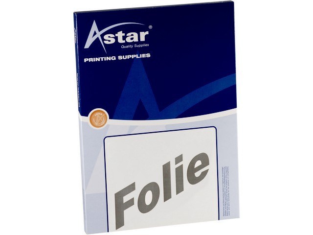 AS84004 ASTAR Laser transparence A4 (210x297mm) 100feuille 100my 1