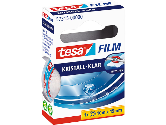 57315-00000-02 TESA adhesive film clear 15mm 10metre 1