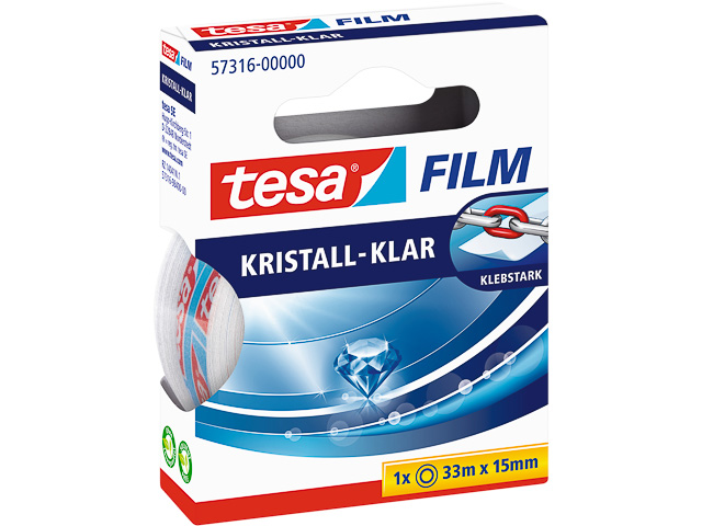 57316-00000-02 TESA adhesive film clear 15mm 33metre 1
