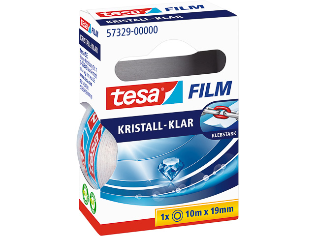 57329-00000-03 TESA adhesive film clear 19mm 10metre 1
