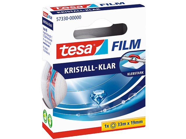 57330-00000-03 TESA adhesive film clear 19mm 33metre 1