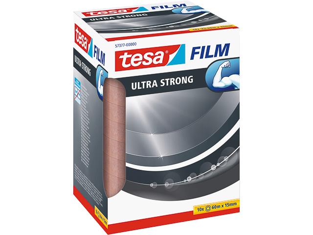 TESAFILM KLEBEFILM ULTRA STRONG 57377-00000-02 60mx15mm transparent 1