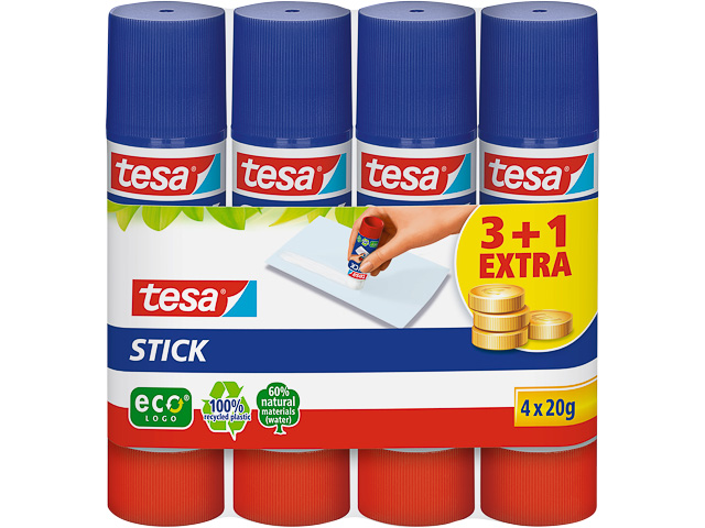 57088-00200-03 TESA Ecologo glue stick 3+1 Promotion 1