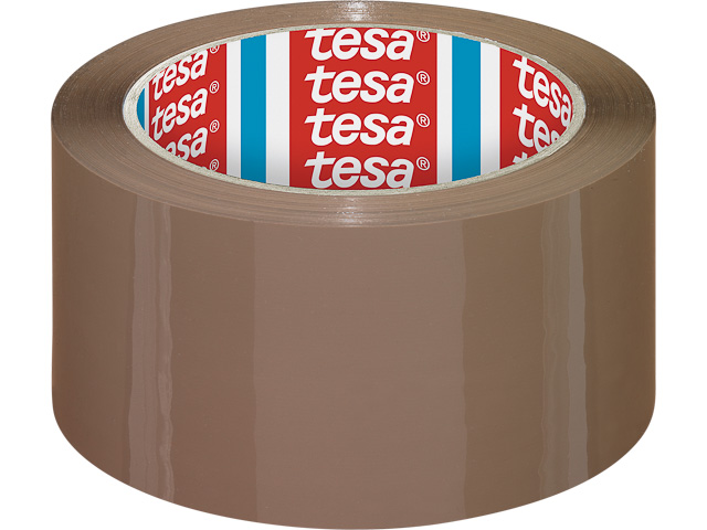 04195-00001-04 TESA PP packing tape brown 55mm 60metre PP universal 1