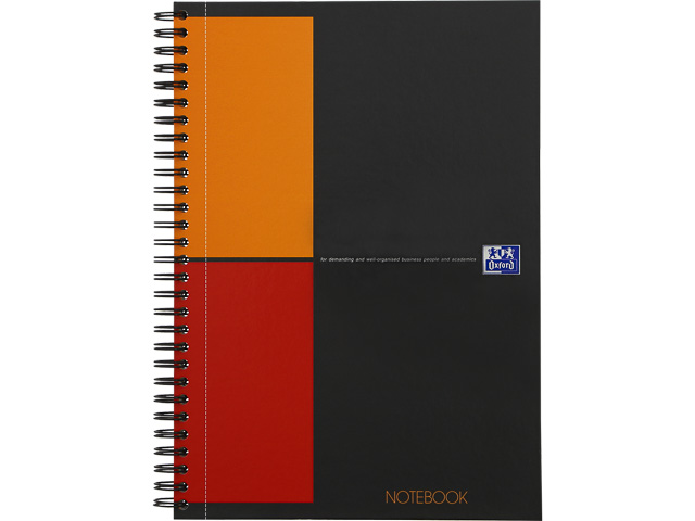 400080784 OXFORD Notebook college block grey B5 5mm 80sheet 80gr grid 1