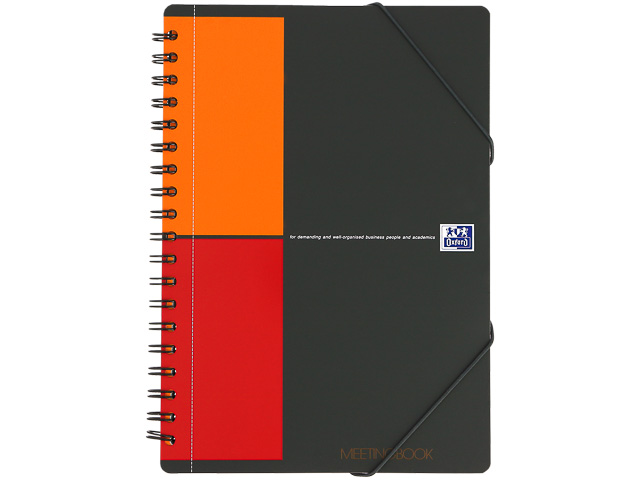 400080788 OXFORD Meetingbook collegeblok grijs B5 5mm 80vel 80gr geruit 1