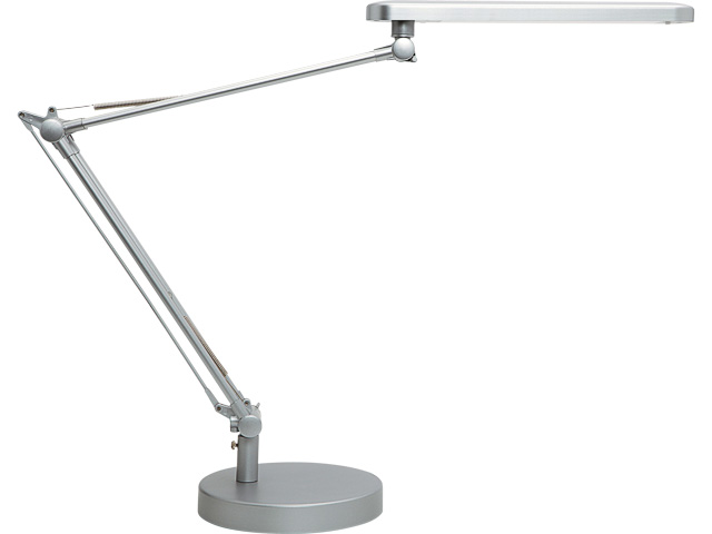 400033684 UNILUX DESK LAMP MAMBO LED stand and table clamp silver 1