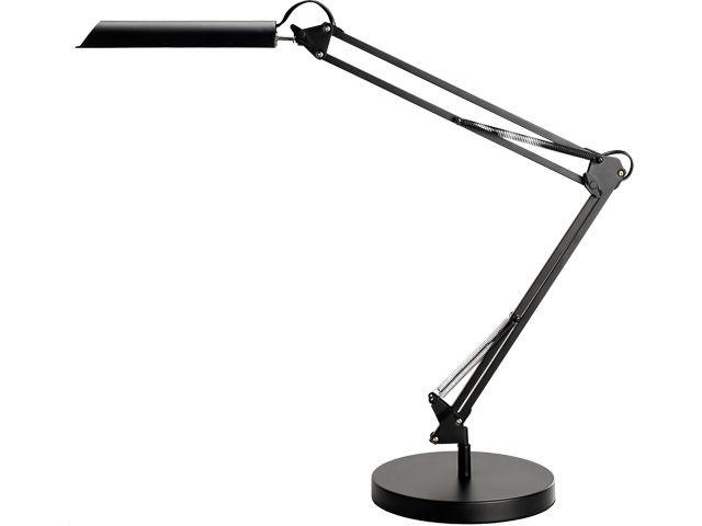 400093838 UNILUX DESK LAMP SWINGO stand and table clamp dimmable black 1