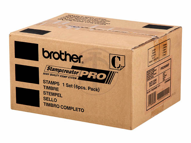 PR2260B6P BROTHER SC2000 STAMP BLACK 22x60mm 1