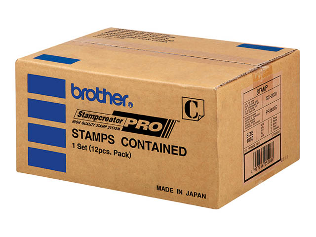 PR1850E6P BROTHER SC2000 STAMP BLUE 18x50mm 1