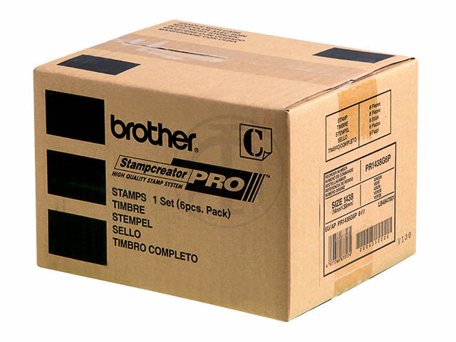 PR1438G6P BROTHER SC2000 STAMP GREEN 14x38mm 1