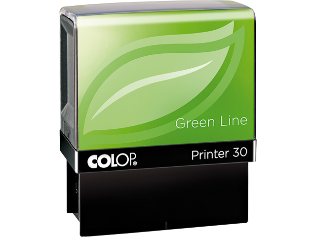 COLOP GREEN LINE PRINTER 30 TEXTSTEMPEL 127760 individuelle Textplatte schwarz 1