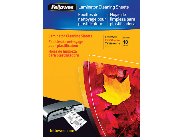 FELLOWES CLEANING SHEET (10) A4 5320604 for Laminator 1