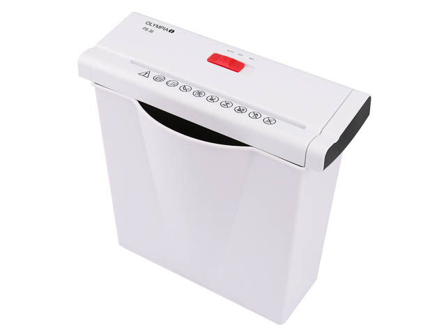 OLYMPIA PS 36 SHREDDER WHITE 2707 stripe cut 6mm for 6sheets 1