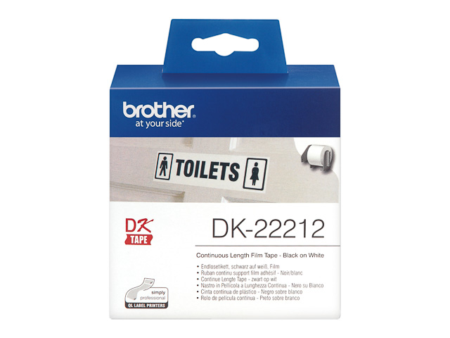 DK22212 BROTHER PT QL550 ETIKETTEN WEISS 15,24mx62mm 1