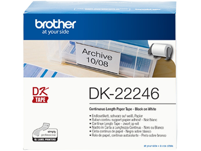 DK22246 BROTHER QL1100 ETIKETTEN WEISS 30,48mx103mm 1