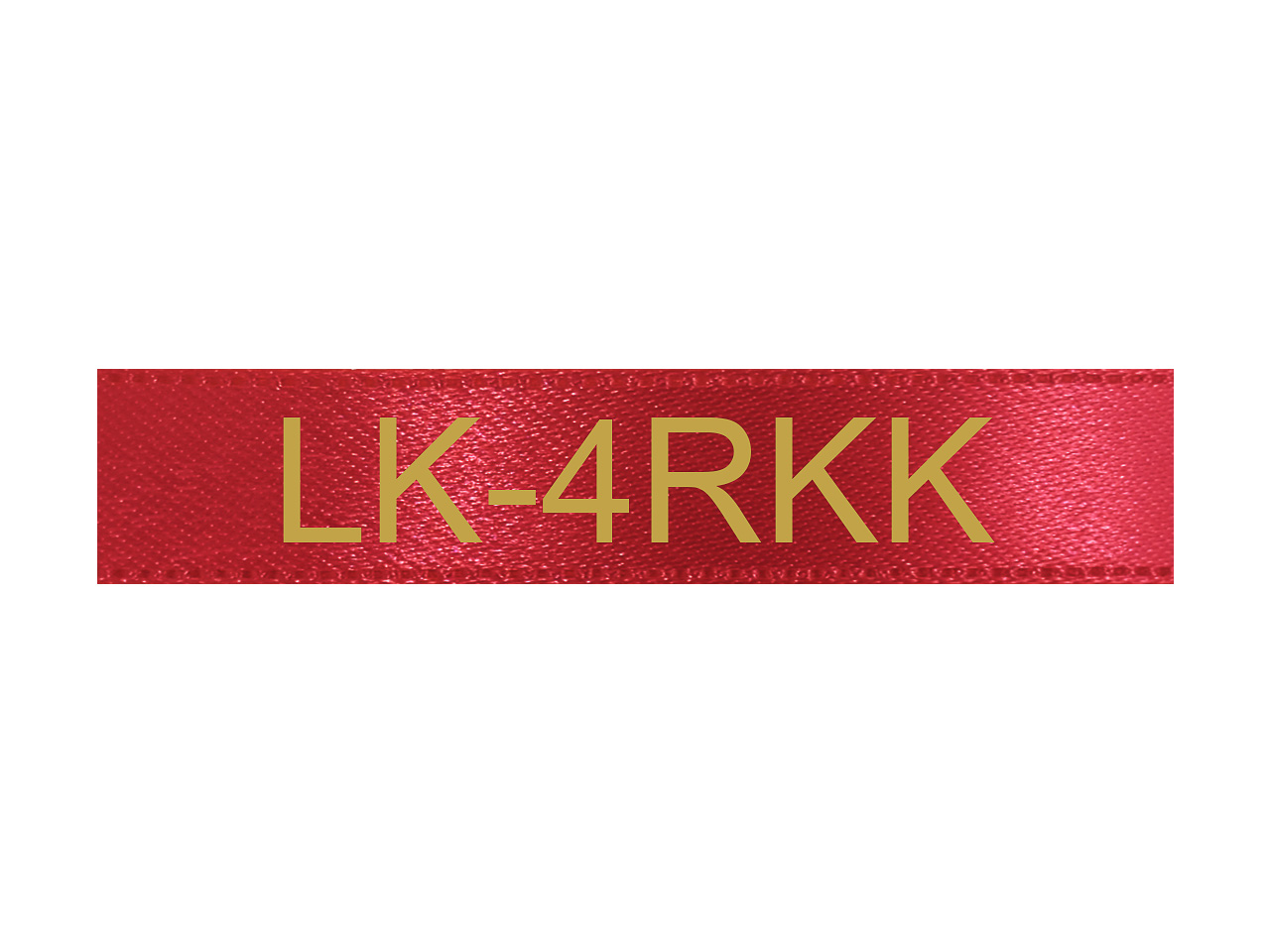 C53S654033 EPSON 12mm RED GOLD LK4RKK tape 5m satin ribbon 1