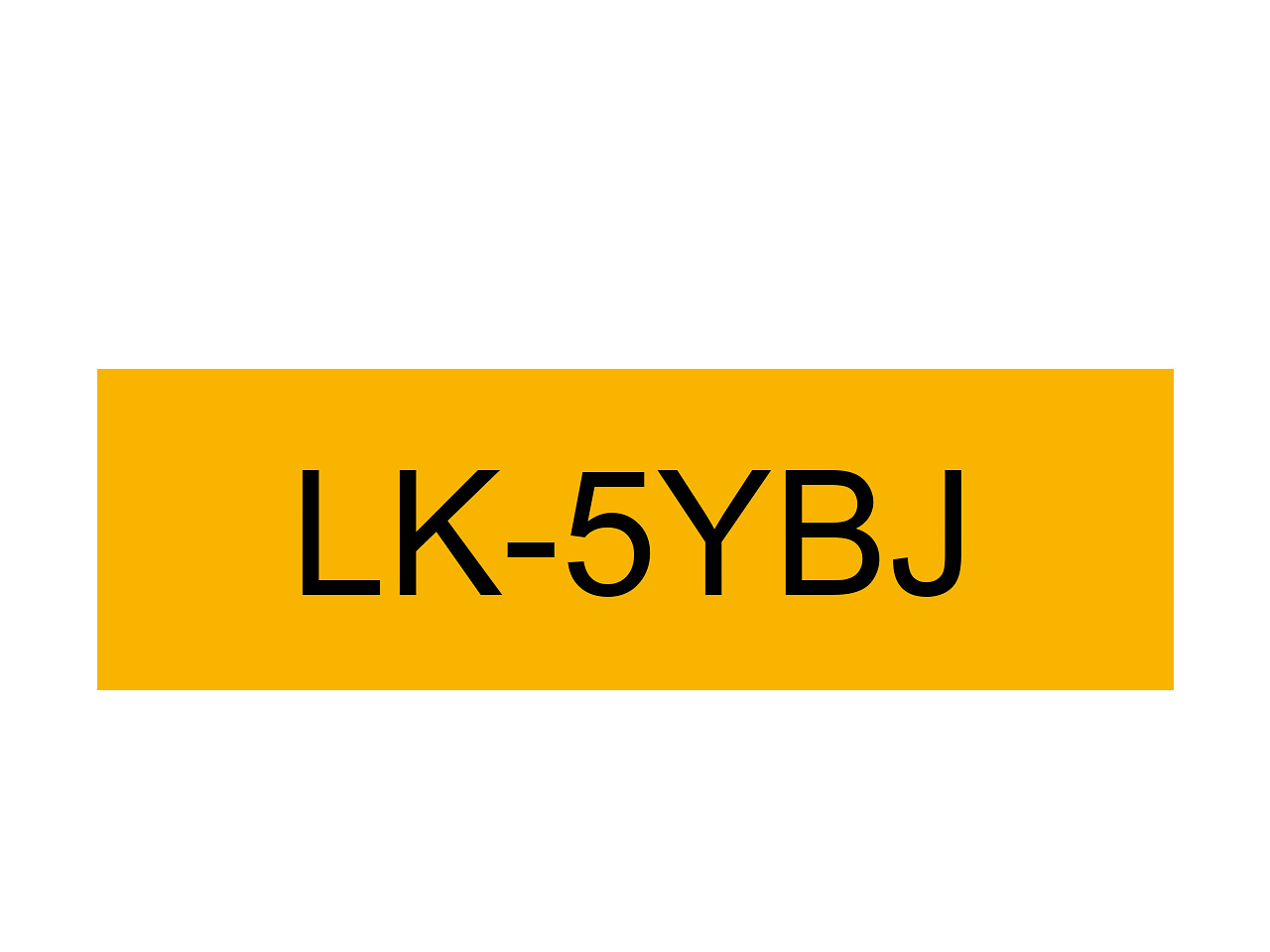 C53S672075 EPSON 18mm YELLOW BLACK LK-5YBJ tape matte 8m 1