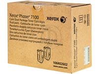 106R02602 XEROX Phaser Toner (2) cyan HC 2x4500Seiten