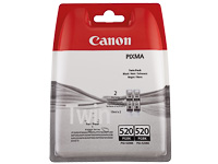 2932B012 CANON PGI520BK Nr.520 Pixma MP ink (2) black w/o SEC 2x160pages blister