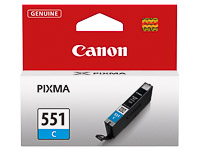 6509B001 CANON CLI551C Nr.551 Pixma ink cyan ST 304pages 7ml