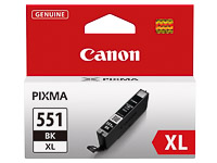 6443B001 CANON CLI551XLBK Nr.551XL Pixma Tinte black HC 1125Fotos 11ml
