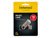 INTENSO BASIC LINE USB STICK 16GB 3503470 28MB/s USB 2.0 schwarz