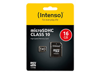 INTENSO MICRO SDHC KARTE 16GB 3413470 10MB/s mit Adapter