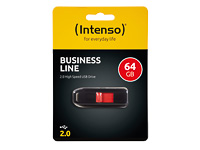 INTENSO BUSINESS LINE USB STICK 64GB 3511490 28MB/s USB 2.0 schwarz