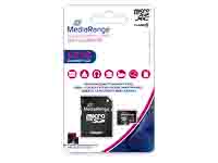 MEDIARANGE MICRO SDXC CARD 64GB MR955 class 10 with adapter
