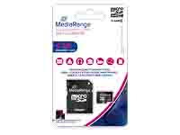 MEDIARANGE MICRO SDHC CARD 4GB MR956 class 10 with adapter