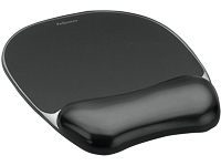 9112101 FELLOWES Crystal wrist rest with mousepad gel black