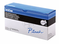 TC201A BROTHER PTOUCH 12mm (10)WHT-BLK tape 7,7m laminated