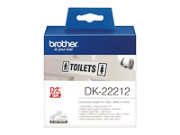 DK22212 BROTHER PT QL550 LABELS WHITE 15,24mx62mm